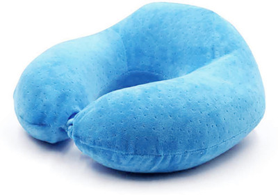

House of Quirk U Shape Foam Neck Pillow(Blue)