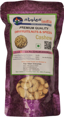 

Stylesindia Whole Cashews(250 g, Pouch)
