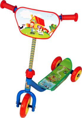 

Toyhouse Lil' Skate Scooter Three Wheeled for Preschool kids (Red)(Red)