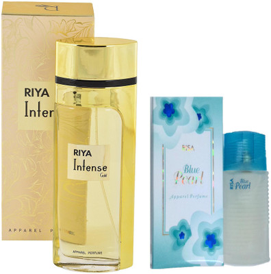

Riya INTENSE GOLD PERFUME 80 ML + BLUE PEARL PERFUME 30 ML Eau de Parfum - 80 ml(For Men & Women)