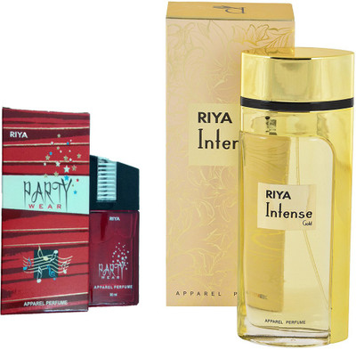 

Riya INTENSE GOLD PERFUME 80 ML + PARTY WEAR PERFUME 30 ML Eau de Parfum - 110 ml(For Men & Women)