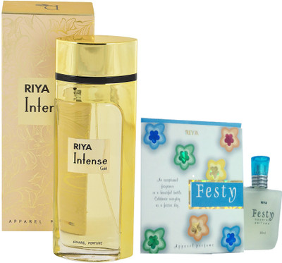 

Riya INTENSE GOLD PERFUME 80 ML + FESTY PERFUME 30 ML Eau de Parfum - 80 ml(For Men & Women)