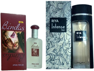 

Riya INTENSE DARK PERFUME 80 ML +BINDAS PERFUME 30 ML Eau de Parfum - 80 ml(For Men & Women)