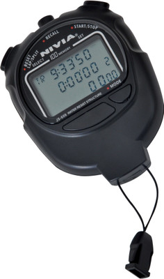 Buy NIVIA STOP WATCH JS609 Analog Digital N 565 Black on