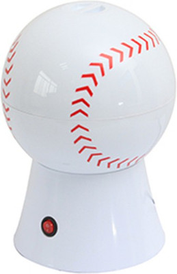

ShopMeFast Basketball Shape Hot Air Small Household Popcorn Machine 0.27 L Popcorn Maker(White)