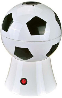 

ShopMeFast Basketball Shape Electric Hot Air Popcorn Maker Small Household Popcorn Machine 0.27 L Popcorn Maker(White, Black)
