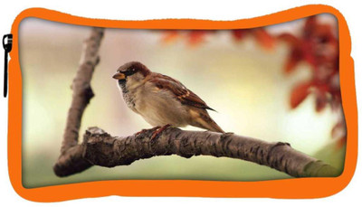 

Snoogg Eco Friendly Canvas Localite Sparrow Designer Student Pen Pencil Case Coin Purse Pouch Cosmetic Makeup Bag (ORANGE) Pouch(Multicolor)