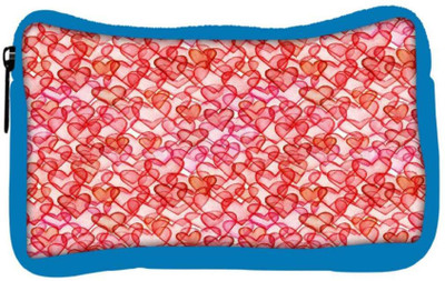 

Snoogg Eco Friendly Canvas Multiple Red Hearts Designer Student Pen Pencil Case Coin Purse Pouch Cosmetic Makeup Bag (BLUE) Pouch(Multicolor)