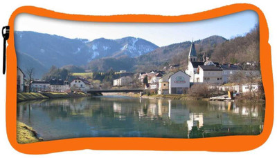 

Snoogg Eco Friendly Canvas Houses And Bridge Near The Lake Designer Student Pen Pencil Case Coin Purse Pouch Cosmetic Makeup Bag (ORANGE) Pouch(Multicolor)