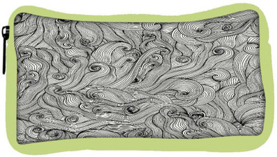 

Snoogg Eco Friendly Canvas Seamless Hand Drawn Waves Texture Student Pen Pencil Case Coin Purse Pouch Cosmetic Makeup Bag (GREEN) Pouch(Multicolor)