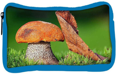 

Snoogg Eco Friendly Canvas Mushroom And Dried Leaf Designer Student Pen Pencil Case Coin Purse Pouch Cosmetic Makeup Bag (BLUE) Pouch(Multicolor)
