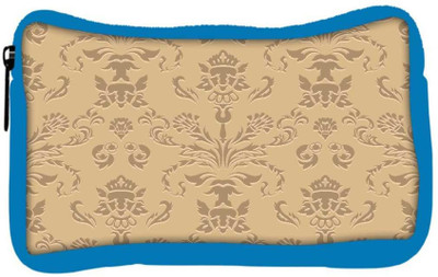 

Snoogg Eco Friendly Canvas Silver Pattern Designer Student Pen Pencil Case Coin Purse Pouch Cosmetic Makeup Bag (BLUE) Pouch(Multicolor)