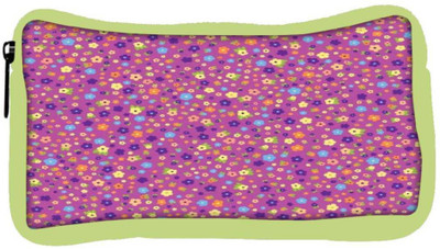 

Snoogg Eco Friendly Canvas Pink Floral Pattern Student Pen Pencil Case Coin Purse Pouch Cosmetic Makeup Bag (GREEN) Pouch(Multicolor)