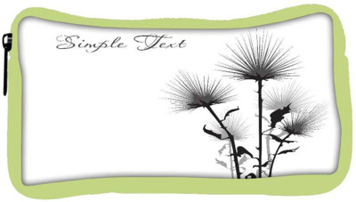 

Snoogg Eco Friendly Canvas Simple Text White Designer Student Pen Pencil Case Coin Purse Pouch Cosmetic Makeup Bag (GREEN) Pouch(Multicolor)