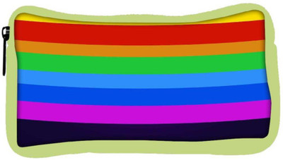 

Snoogg Eco Friendly Canvas Rainbow Colored Circles 2925 Student Pen Pencil Case Coin Purse Pouch Cosmetic Makeup Bag (GREEN) Pouch(Multicolor)