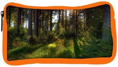 

Snoogg Eco Friendly Canvas No Way Forest Designer Student Pen Pencil Case Coin Purse Pouch Cosmetic Makeup Bag (ORANGE) Pouch(Multicolor)