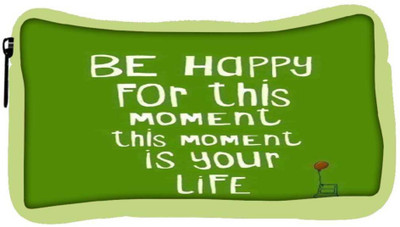 

Snoogg Eco Friendly Canvas Be Happy Boldness 2754 Student Pen Pencil Case Coin Purse Pouch Cosmetic Makeup Bag (GREEN) Pouch(Multicolor)