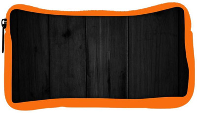 

Snoogg Eco Friendly Canvas Plain Black Wall Designer Student Pen Pencil Case Coin Purse Pouch Cosmetic Makeup Bag (ORANGE) Pouch(Multicolor)