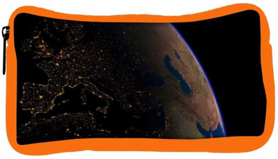 

Snoogg Eco Friendly Canvas Earth Filled With Water Designer Student Pen Pencil Case Coin Purse Pouch Cosmetic Makeup Bag (ORANGE) Pouch(Multicolor)
