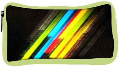 

Snoogg Eco Friendly Canvas Multicolor Design Designer Student Pen Pencil Case Coin Purse Pouch Cosmetic Makeup Bag (GREEN) Pouch(Multicolor)