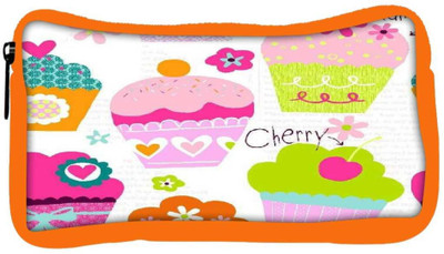 

Snoogg Eco Friendly Canvas Cup Cakes Student Pen Pencil Case Coin Purse Pouch Cosmetic Makeup Bag (ORANGE) Pouch(Multicolor)