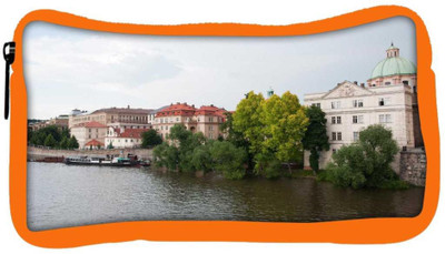 

Snoogg Eco Friendly Canvas Lake Side Houses Designer Student Pen Pencil Case Coin Purse Pouch Cosmetic Makeup Bag (ORANGE) Pouch(Multicolor)