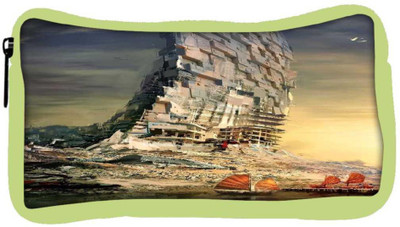 

Snoogg Eco Friendly Canvas Boat Building Designer Student Pen Pencil Case Coin Purse Pouch Cosmetic Makeup Bag (GREEN) Pouch(Multicolor)