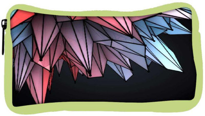 

Snoogg Eco Friendly Canvas Colorful Crystals 2607 Student Pen Pencil Case Coin Purse Pouch Cosmetic Makeup Bag (GREEN) Pouch(Multicolor)
