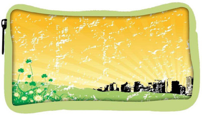 

Snoogg Eco Friendly Canvas Garden Background With Retro Architecture Student Pen Pencil Case Coin Purse Pouch Cosmetic Makeup Bag (GREEN) Pouch(Multicolor)