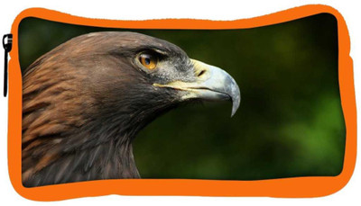 

Snoogg Eco Friendly Canvas Eagle Face Designer Student Pen Pencil Case Coin Purse Pouch Cosmetic Makeup Bag (ORANGE) Pouch(Multicolor)