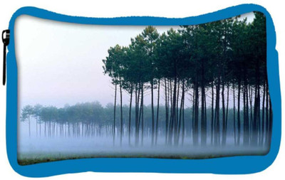 

Snoogg Eco Friendly Canvas Smog And Trees Designer Student Pen Pencil Case Coin Purse Pouch Cosmetic Makeup Bag (BLUE) Pouch(Multicolor)