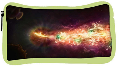 

Snoogg Eco Friendly Canvas Abstract Amazed Design Designer Student Pen Pencil Case Coin Purse Pouch Cosmetic Makeup Bag (GREEN) Pouch(Multicolor)