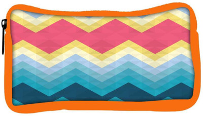 

Snoogg Eco Friendly Canvas Awesome Colour Chevron Student Pen Pencil Case Coin Purse Pouch Cosmetic Makeup Bag (ORANGE) Pouch(Multicolor)