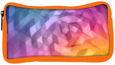 

Snoogg Eco Friendly Canvas Abstract Multicoor Pattern Designer Student Pen Pencil Case Coin Purse Pouch Cosmetic Makeup Bag (ORANGE) Pouch(Multicolor)