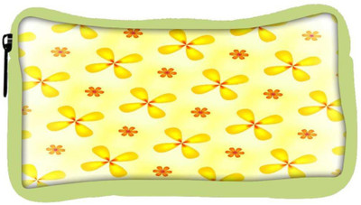 

Snoogg Eco Friendly Canvas Yellow Flower Designer Student Pen Pencil Case Coin Purse Pouch Cosmetic Makeup Bag (GREEN) Pouch(Multicolor)