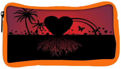 

Snoogg Eco Friendly Canvas Beach Scene And Love With Its Roots Student Pen Pencil Case Coin Purse Pouch Cosmetic Makeup Bag (ORANGE) Pouch(Multicolor)