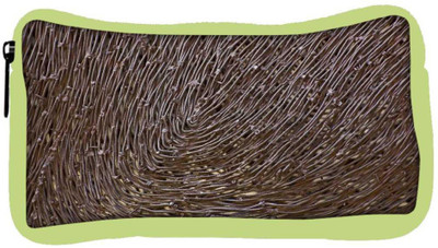 

Snoogg Eco Friendly Canvas Abstract Nest Design Designer Student Pen Pencil Case Coin Purse Pouch Cosmetic Makeup Bag (GREEN) Pouch(Multicolor)