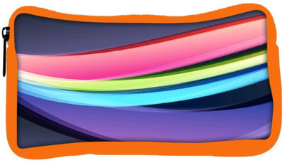

Snoogg Eco Friendly Canvas Abstract Bright Colors Creative Designer Student Pen Pencil Case Coin Purse Pouch Cosmetic Makeup Bag (ORANGE) Pouch(Multicolor)