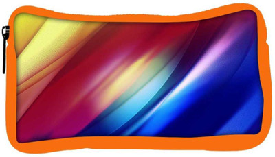 

Snoogg Eco Friendly Canvas Mixed Color Strips Designer Student Pen Pencil Case Coin Purse Pouch Cosmetic Makeup Bag (ORANGE) Pouch(Multicolor)