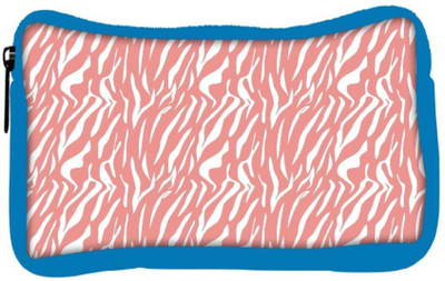 

Snoogg Eco Friendly Canvas White Strips Cream Pattern Designer Student Pen Pencil Case Coin Purse Pouch Cosmetic Makeup Bag (BLUE) Pouch(Multicolor)
