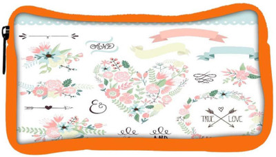 

Snoogg Eco Friendly Canvas Wedding Graphic Set Student Pen Pencil Case Coin Purse Pouch Cosmetic Makeup Bag (ORANGE) Pouch(Multicolor)
