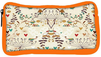 

Snoogg Eco Friendly Canvas Minimal Love Student Pen Pencil Case Coin Purse Pouch Cosmetic Makeup Bag (ORANGE) Pouch(Multicolor)
