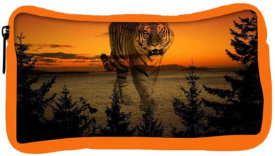 

Snoogg Eco Friendly Canvas Forest Tiger Designer Student Pen Pencil Case Coin Purse Pouch Cosmetic Makeup Bag (ORANGE) Pouch(Multicolor)