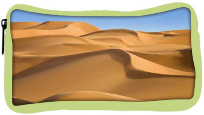 

Snoogg Eco Friendly Canvas Sunny Desert Designer Student Pen Pencil Case Coin Purse Pouch Cosmetic Makeup Bag (GREEN) Pouch(Multicolor)