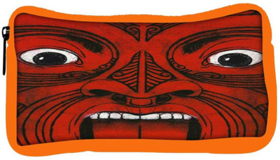 

Snoogg Eco Friendly Canvas Aztec Face Student Pen Pencil Case Coin Purse Pouch Cosmetic Makeup Bag (ORANGE) Pouch(Multicolor)
