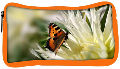

Snoogg Eco Friendly Canvas Tiger Butterfly Designer Student Pen Pencil Case Coin Purse Pouch Cosmetic Makeup Bag (ORANGE) Pouch(Multicolor)