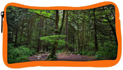 

Snoogg Eco Friendly Canvas Muddy Forest Designer Student Pen Pencil Case Coin Purse Pouch Cosmetic Makeup Bag (ORANGE) Pouch(Multicolor)