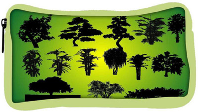 

Snoogg Eco Friendly Canvas 14 Plants Silhouettes Student Pen Pencil Case Coin Purse Pouch Cosmetic Makeup Bag (GREEN) Pouch(Multicolor)