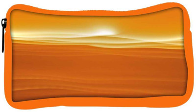 

Snoogg Eco Friendly Canvas Sandy Sunset Designer Student Pen Pencil Case Coin Purse Pouch Cosmetic Makeup Bag (ORANGE) Pouch(Multicolor)
