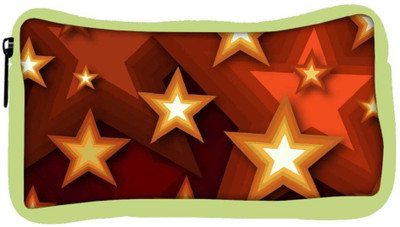 

Snoogg Eco Friendly Canvas Browny Stars Designer Student Pen Pencil Case Coin Purse Pouch Cosmetic Makeup Bag (GREEN) Pouch(Multicolor)